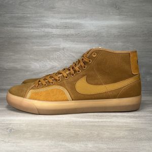 Nike SB Court Mid Premium Shoes Men's Size 14 Sneakers Desert Ochre